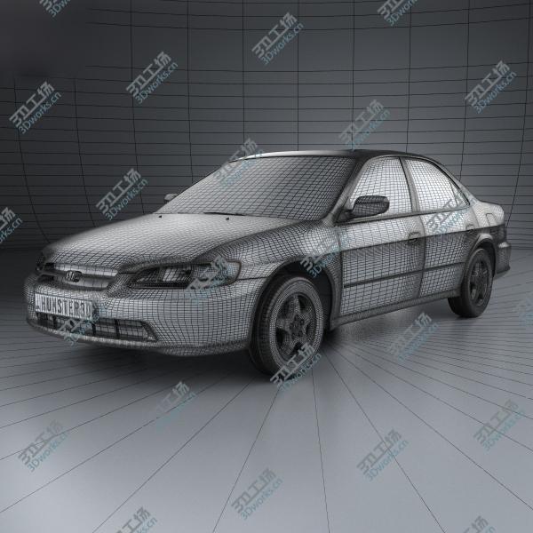 images/goods_img/2021040162/Honda Accord EX (US) 1998 3D model/3.jpg